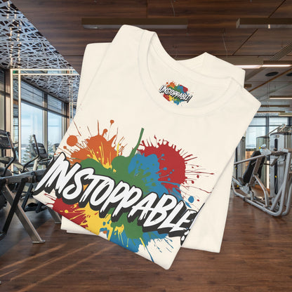 Unstoppable Vintage Retro T-Shirt - Motivational Graphic Tee - Unisex Casual Shirt