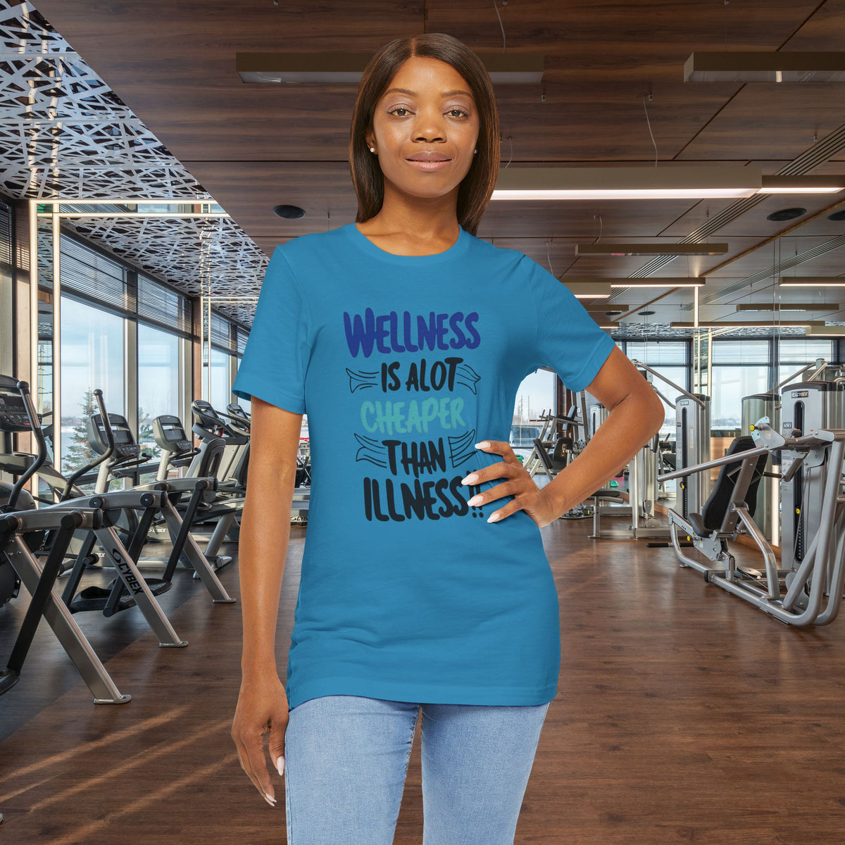 Wellness Is A Lot Cheaper Than Illness - Wellness Awareness T-Shirt - Unisex S-3XL