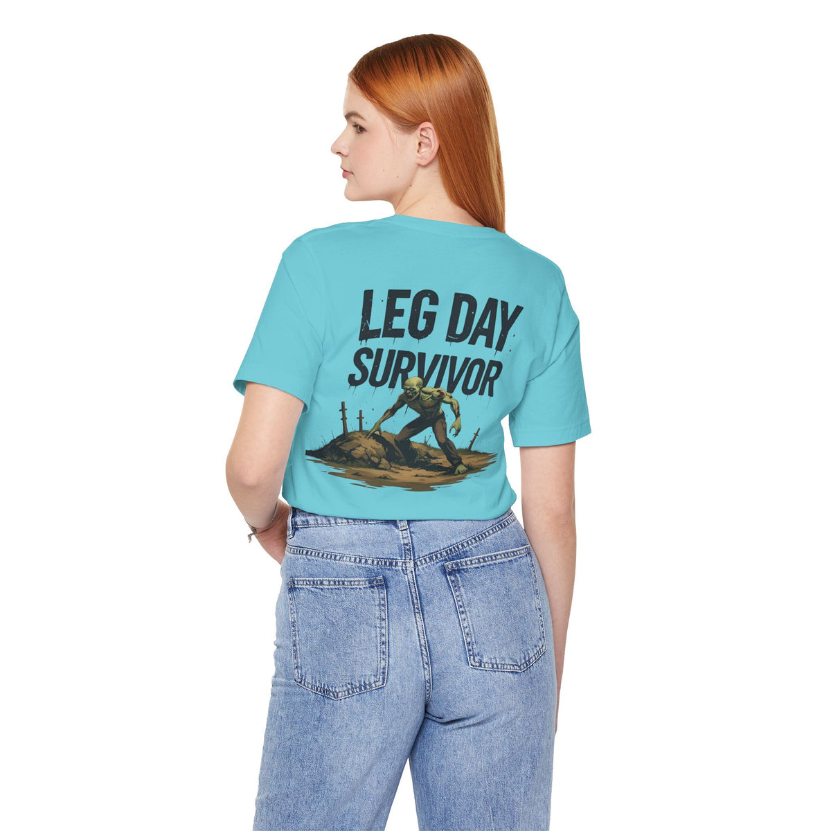 Leg Day Survivor Tee - Fitness Shirt - Workout Apparel - Gym Gift - Unisex Graphic Tee - Funny T-shirt