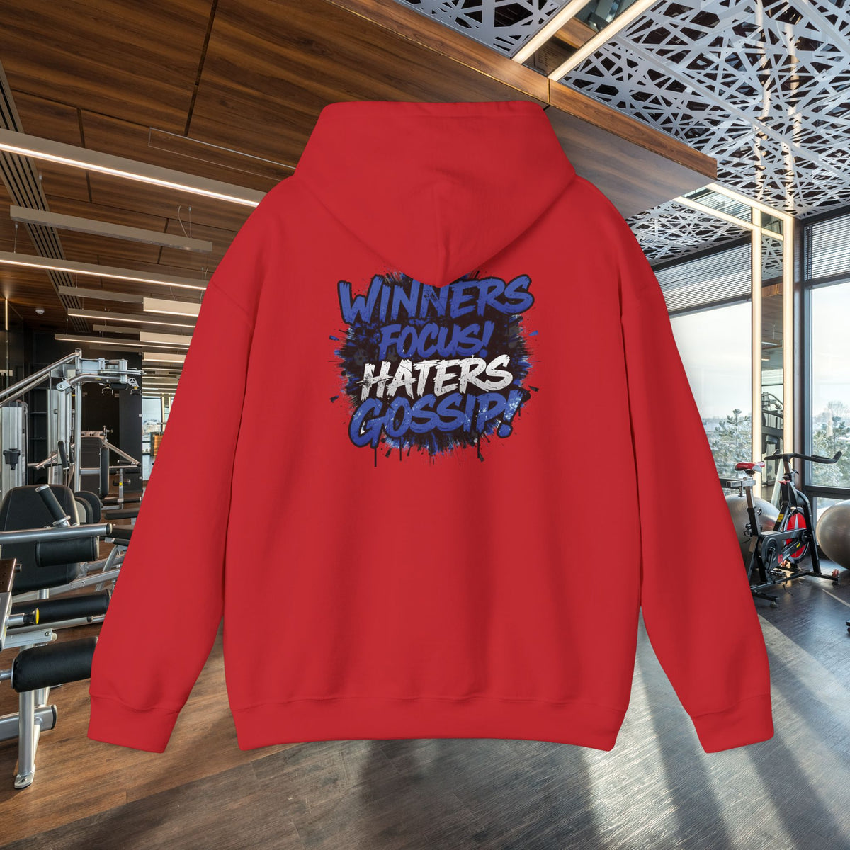 Winners Focus Haters Gossip  - Hooded Sweatshirt - S - 5XL - Multiple Colors - Fitness