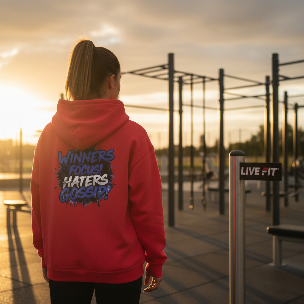 Winners Focus Haters Gossip  - Hooded Sweatshirt - S - 5XL - Multiple Colors - Fitness