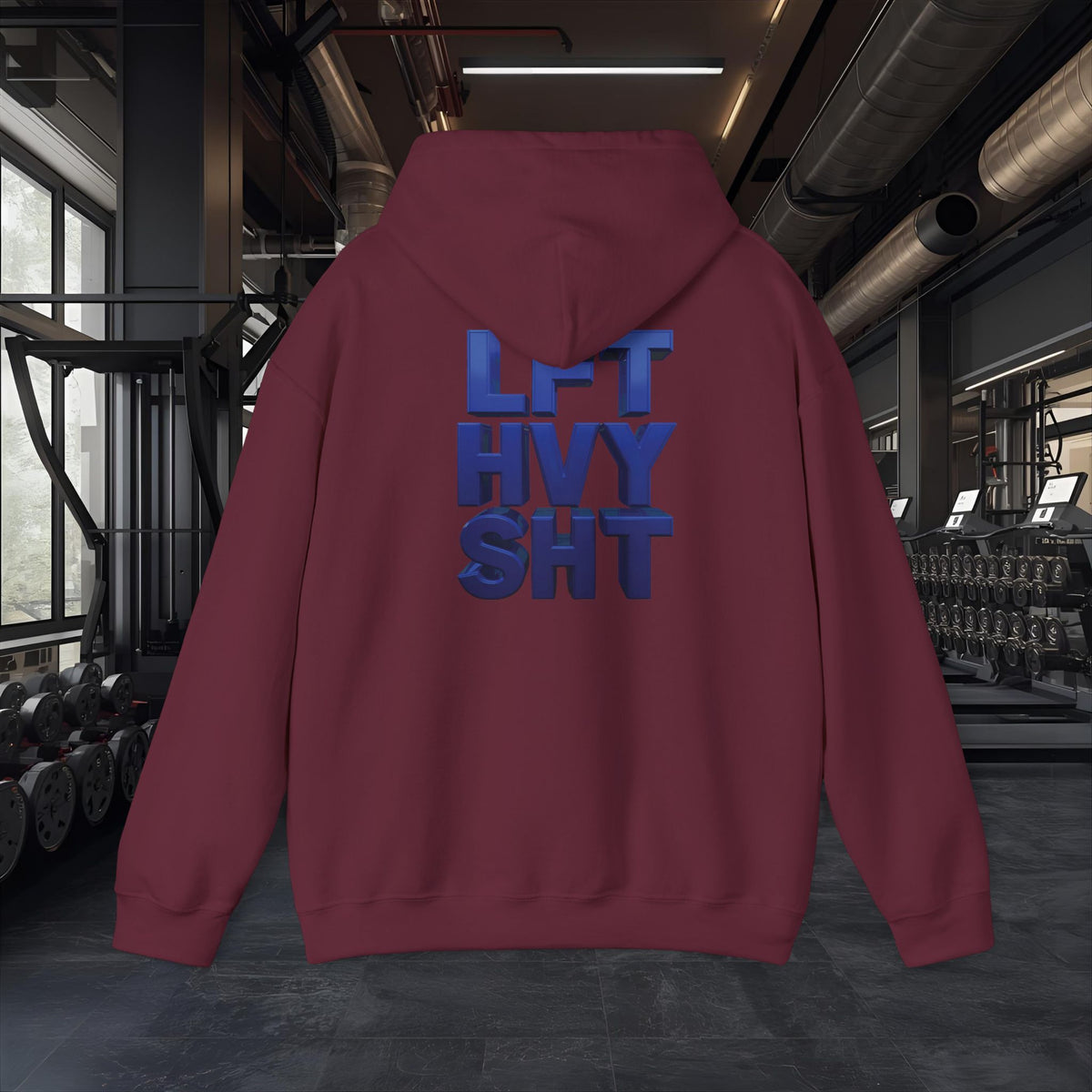 Lift Heavy Shit - LFT HVY SHT - Gym Hoodie - Bold Fitness Pullover - Unisex S-5XL