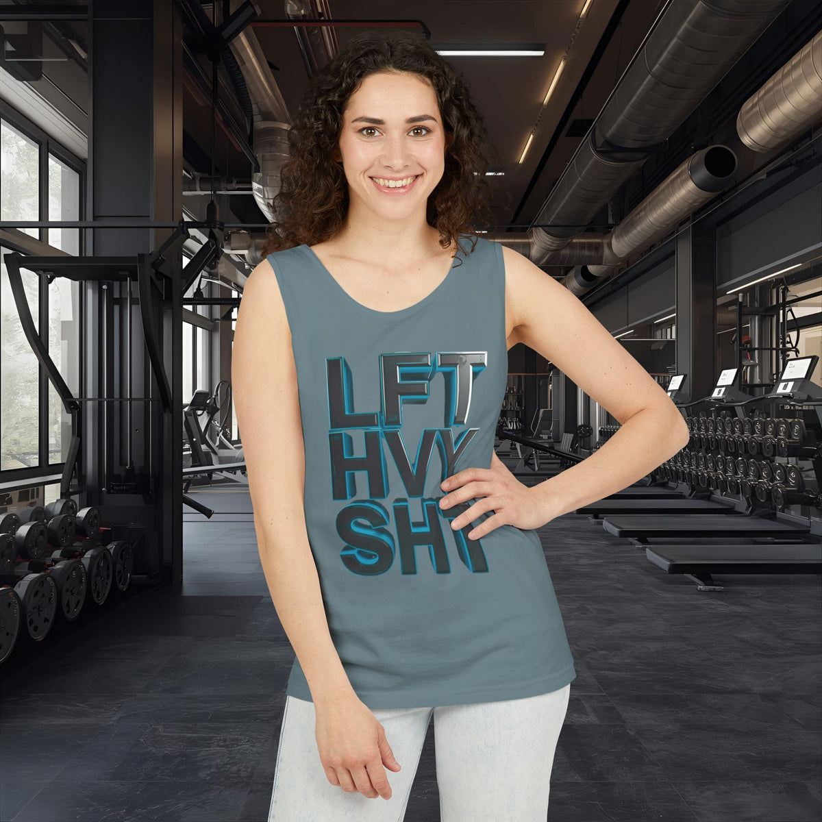 Lift Heavy Shit - LFT HVY SHT - Tank Top - Gym Workout Fitness Tank - Unisex XS-2XL
