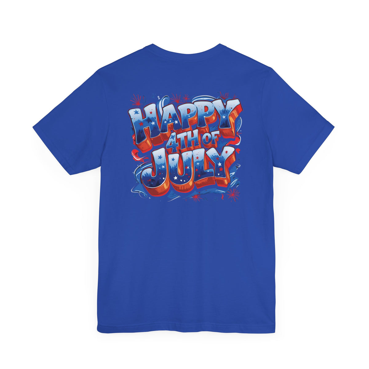 Happy 4th of July T-Shirt - Independence Day Bald Eagle - American Flag Graphic Tee