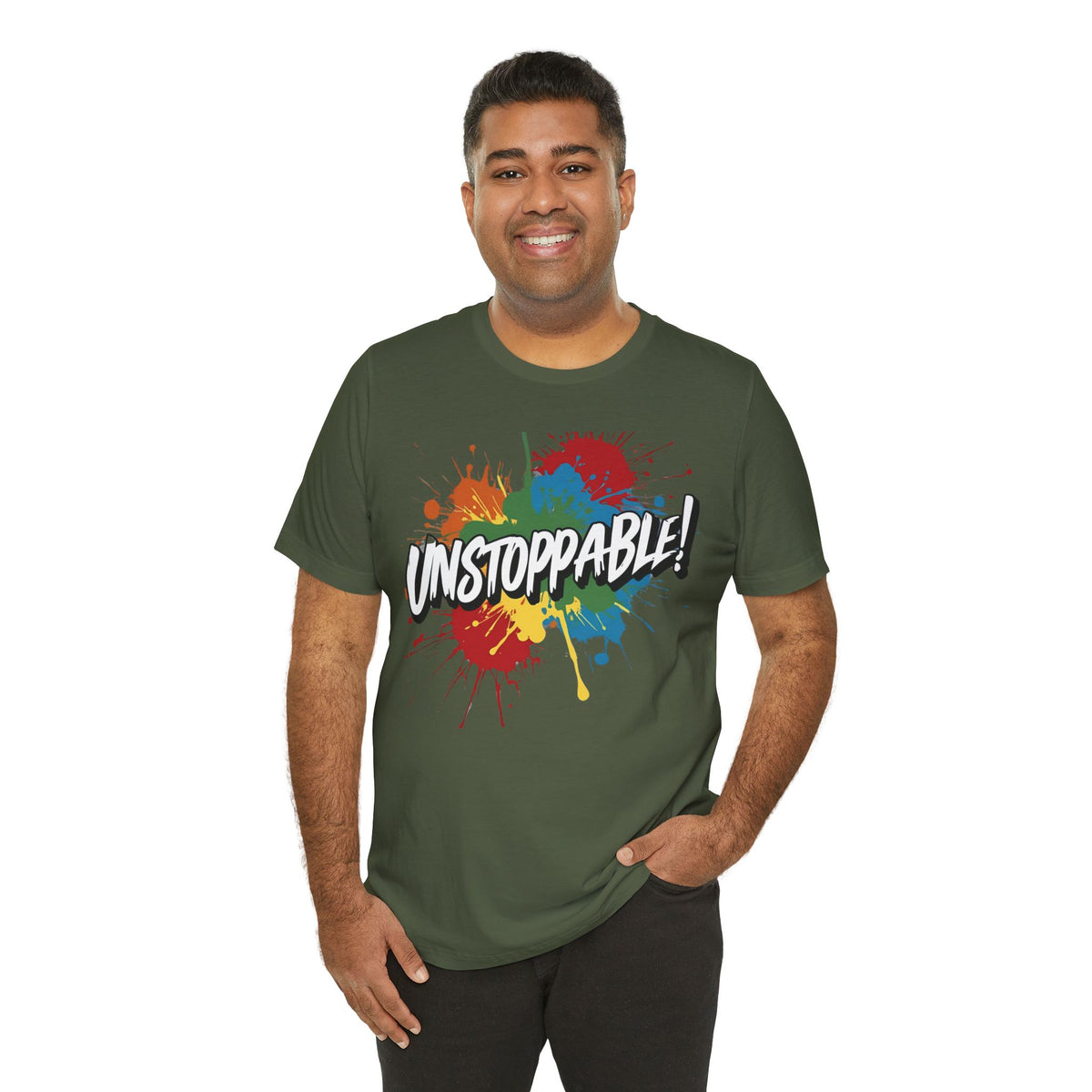 Unstoppable Vintage Retro T-Shirt - Motivational Graphic Tee - Unisex Casual Shirt