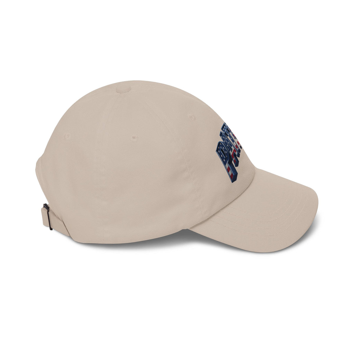 Patriot Fit Life Dad Cap - 3D Arched American Flag 'PATRIOT' Graphic | Adjustable One Size