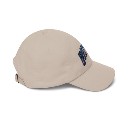 Patriot Fit Life Dad Cap - 3D Arched American Flag 'PATRIOT' Graphic | Adjustable One Size