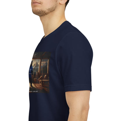 LIVE FIT Bear Graphic Tee - Motivational Gym Workout T-Shirt - Unisex Fitness Apparel