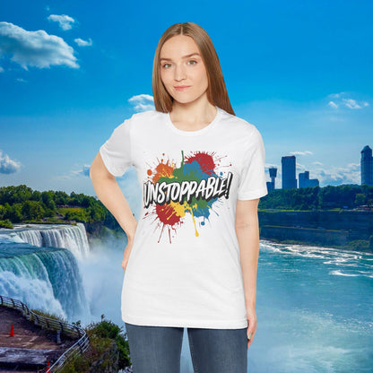 Unstoppable Vintage Retro T-Shirt - Motivational Graphic Tee - Unisex Casual Shirt
