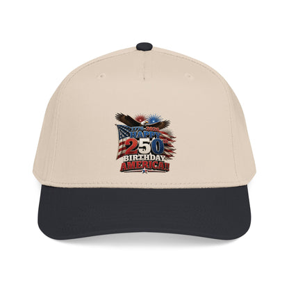 Happy 250th Birthday America Cap | 1776–2026 Patriotic Eagle Flag Baseball Hat