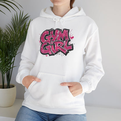 Stylish Gym Girl Print Hoodie - Women's Fitness Sweatshirt - Athletic Pullover - S-5XL