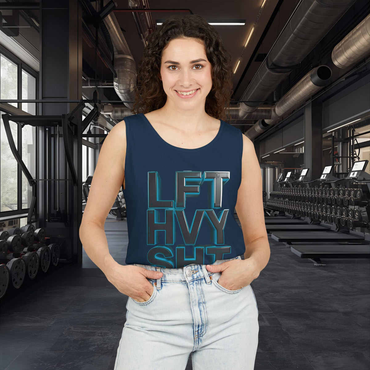 Lift Heavy Shit - LFT HVY SHT - Tank Top - Gym Workout Fitness Tank - Unisex XS-2XL