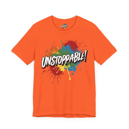 Unstoppable Vintage Retro T-Shirt - Motivational Graphic Tee - Unisex Casual Shirt