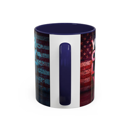 Your Only Limit Is You! Motivational Mug - American Flag - 11oz/15oz