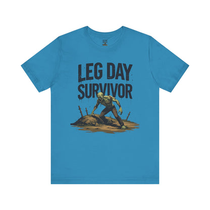 Leg Day Survivor Tee - Fitness Shirt - Workout Apparel - Gym Gift - Unisex Graphic Tee - Funny T-shirt