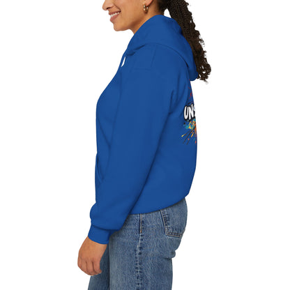Unstoppable! Paint Splash Hoodie - Motivational Graphic Sweatshirt - Unisex Pullover - S-5XL