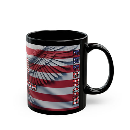 Patriotic Eagle Mug - Vintage American Flag Design - 11oz/15oz