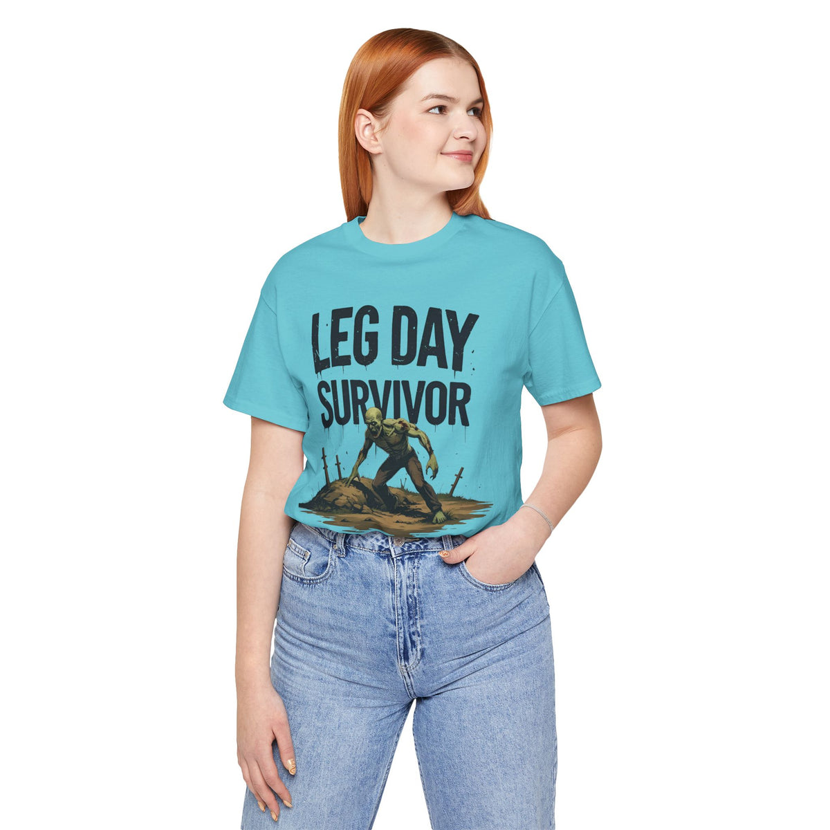 Leg Day Survivor Tee - Fitness Shirt - Workout Apparel - Gym Gift - Unisex Graphic Tee - Funny T-shirt