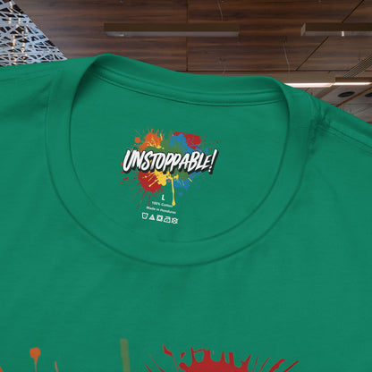 Unstoppable Vintage Retro T-Shirt - Motivational Graphic Tee - Unisex Casual Shirt