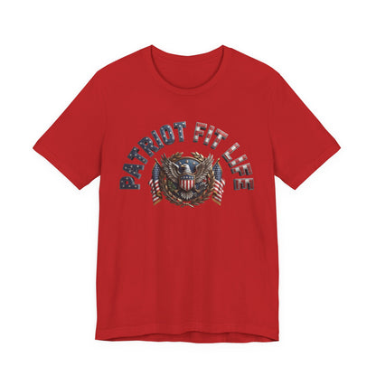 Patriot Fit Life Tee - American Eagle Flag Graphic T-Shirt - LIVE FIT
