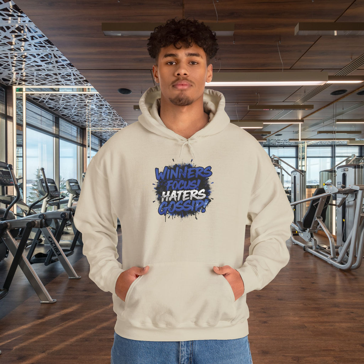 Winners Focus Haters Gossip  - Hooded Sweatshirt - S - 5XL - Multiple Colors - Fitness