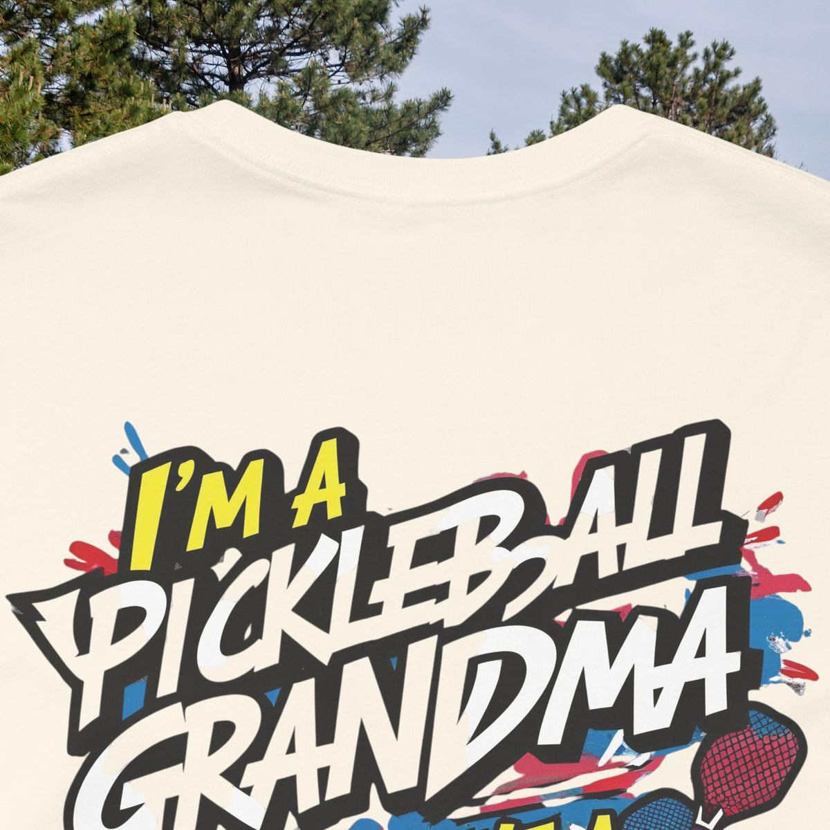 Pickleball Grandma T-Shirt - Way Cooler Than Normal - Funny Unisex Jersey Tee - XS-4XL