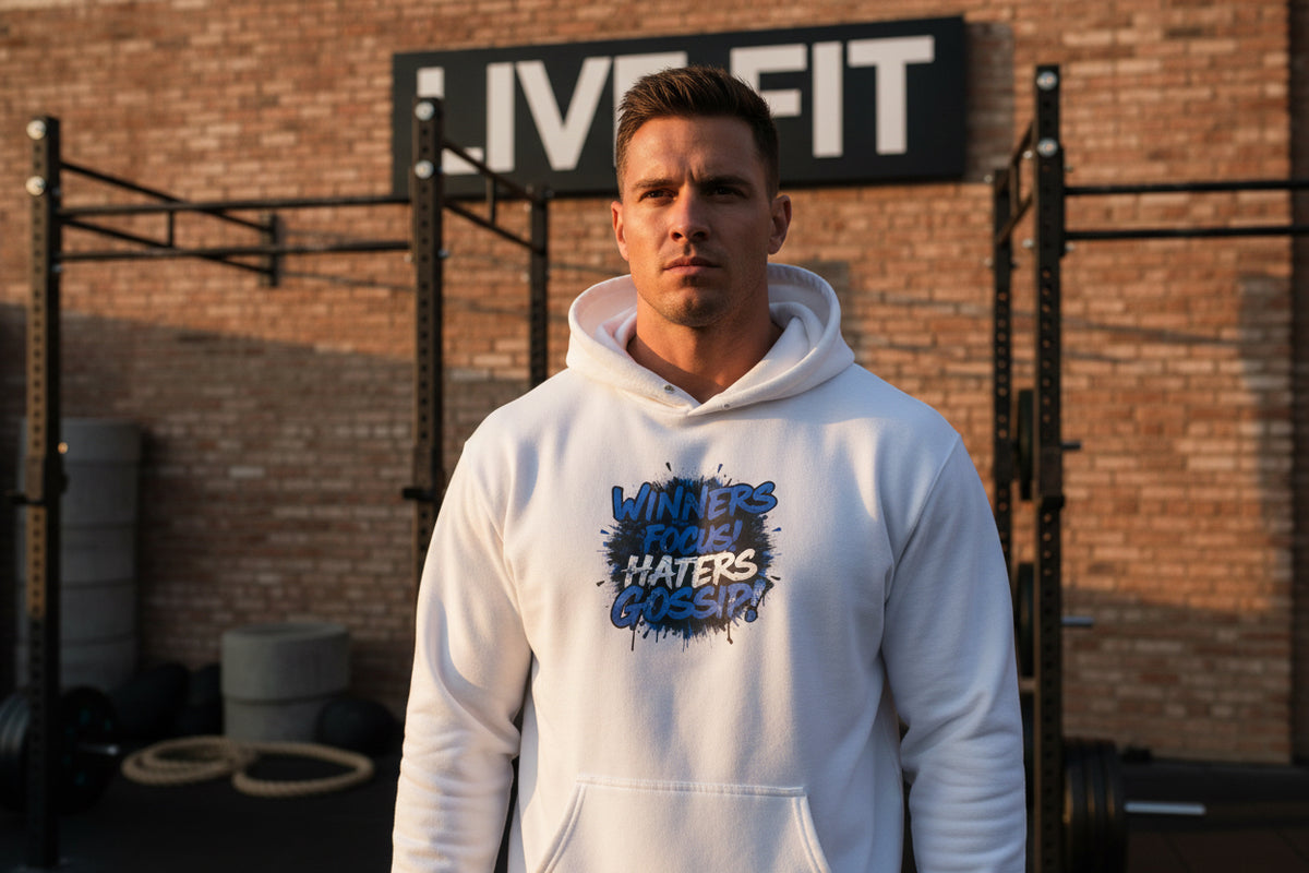 Winners Focus Haters Gossip  - Hooded Sweatshirt - S - 5XL - Multiple Colors - Fitness