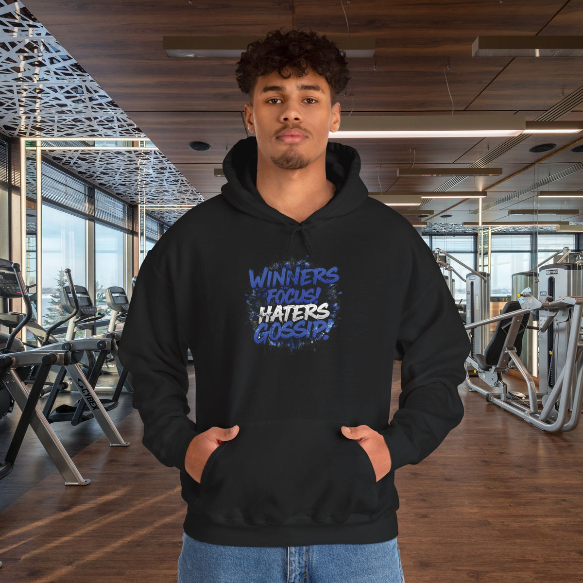Winners Focus Haters Gossip  - Hooded Sweatshirt - S - 5XL - Multiple Colors - Fitness