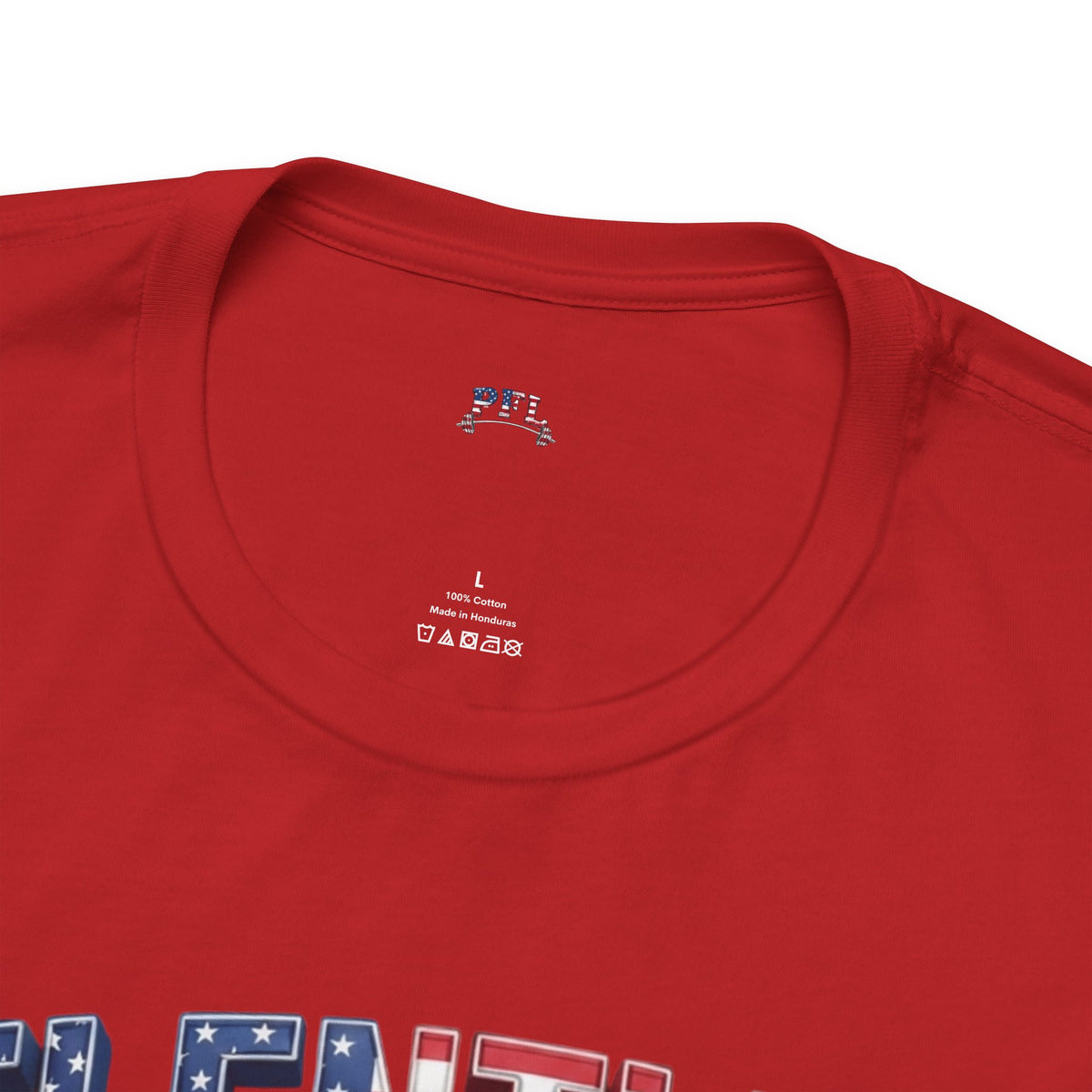 Patriot Fit Life Relentless Definition T-Shirt - American Flag Lettering | Unisex XS-4XL