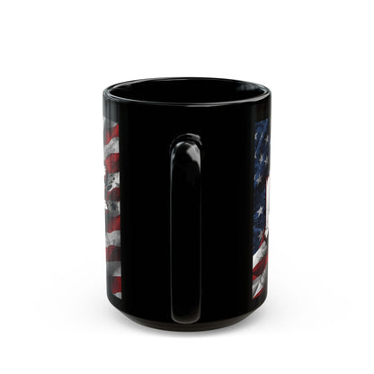 LIVE FIT Patriotic Mug - American Flag Design - 11oz/15oz