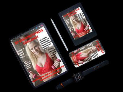 30-Day Home Fitness Challenge - Digital Download eBook - All Fitness Levels - Strength Endurance Flexibility Guide