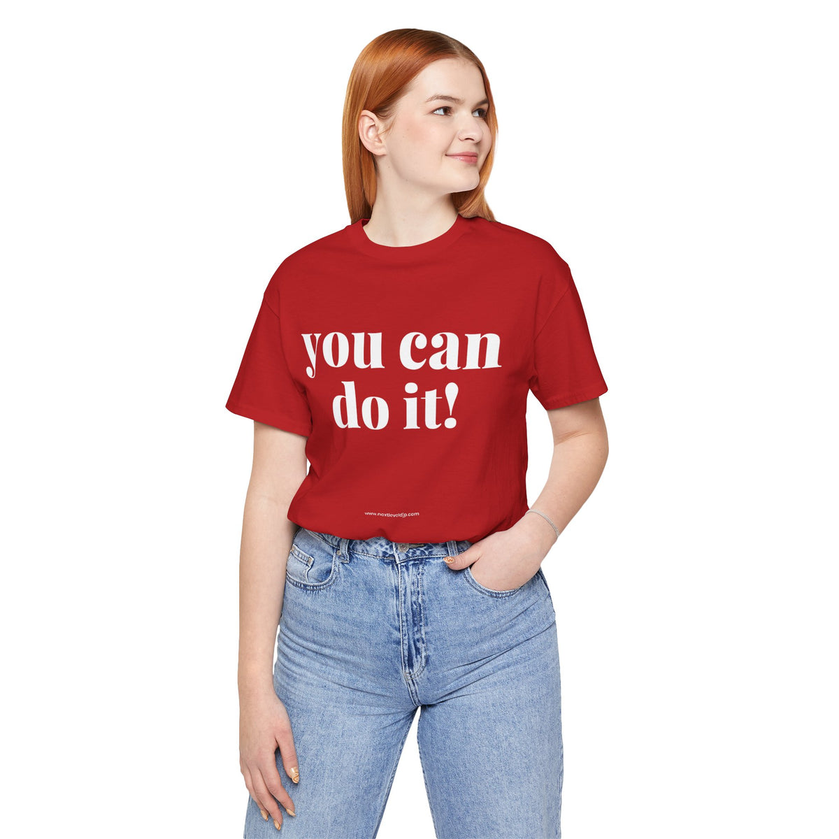 You Can Do It! Motivational T-Shirt - Inspirational Fitness Tee - Unisex XS-4XL