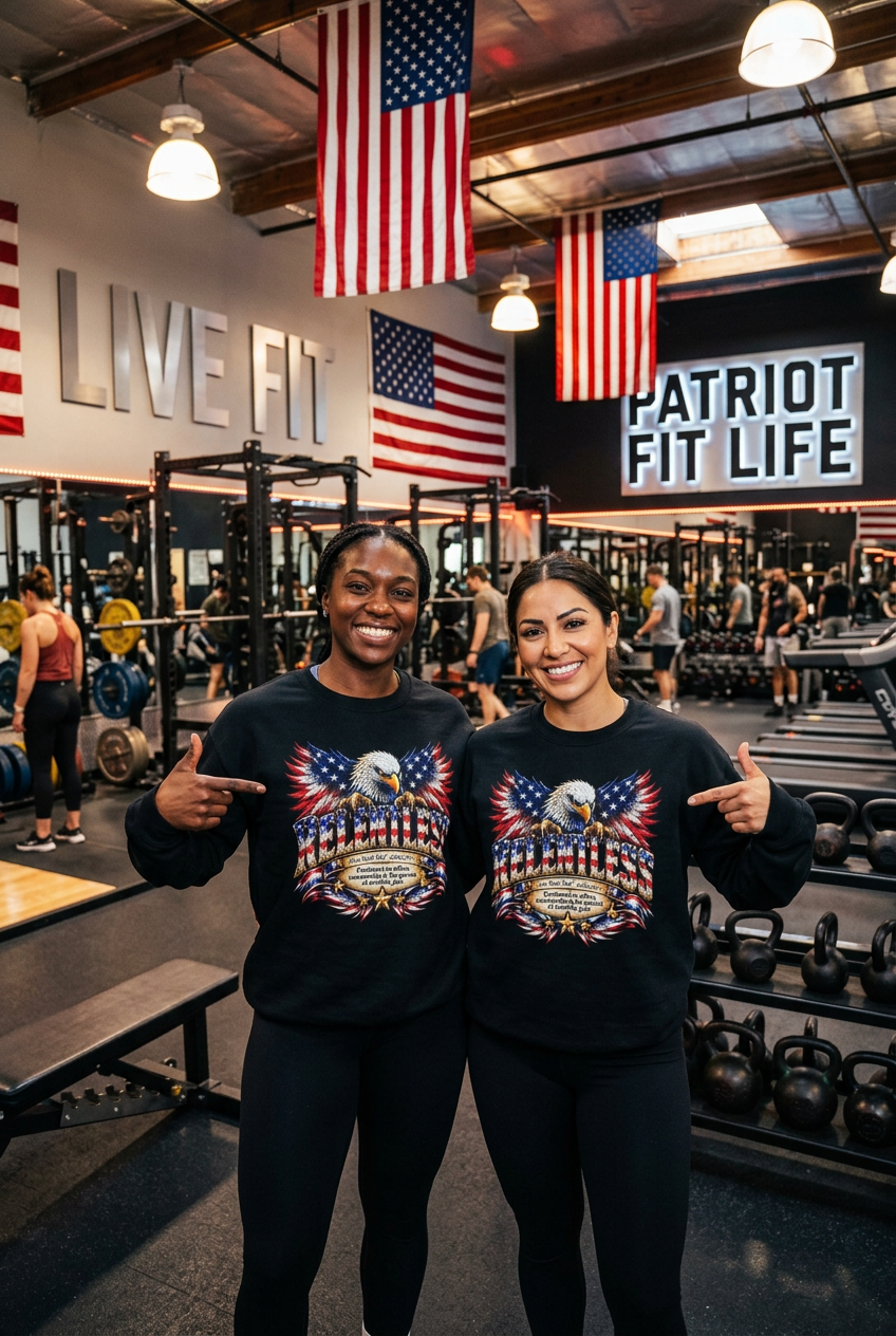 Relentless Eagle Definition Crewneck Sweatshirt - Patriot Fit Life