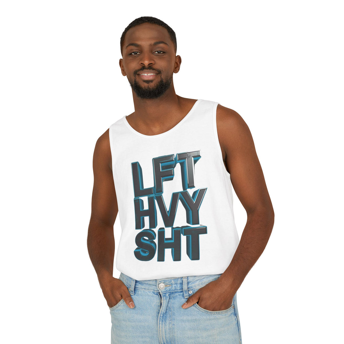 Lift Heavy Shit - LFT HVY SHT - Tank Top - Gym Workout Fitness Tank - Unisex XS-2XL