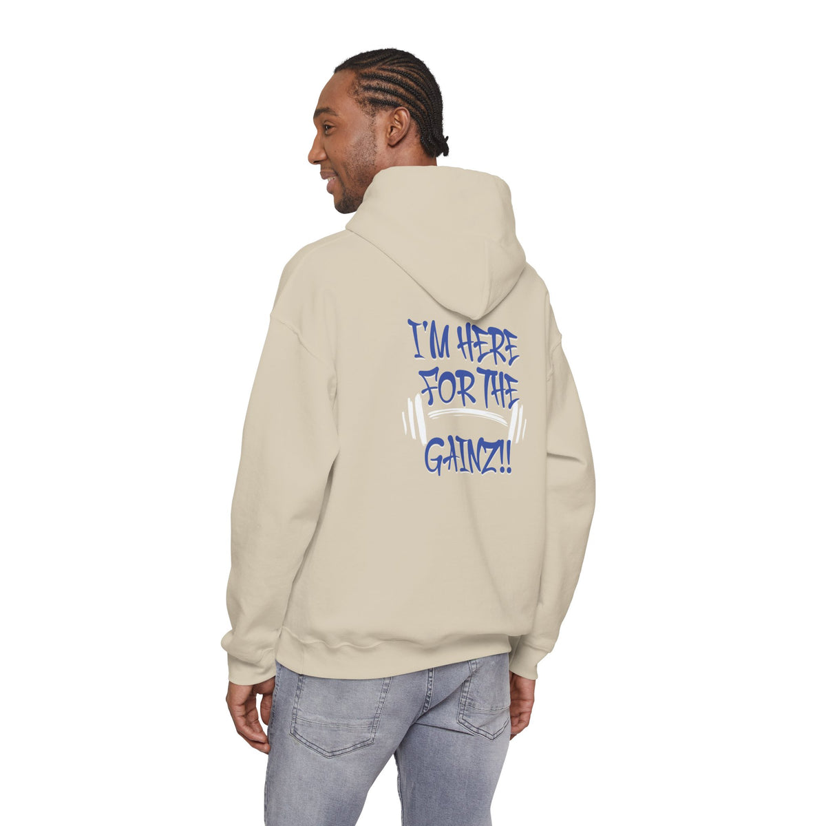 I'm Here For The Gainz! Gym Hoodie - Unisex Fitness Sweatshirt - Workout Hoodie - S-5XL
