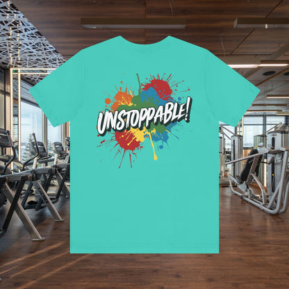 Unstoppable Vintage Retro T-Shirt - Motivational Graphic Tee - Unisex Casual Shirt