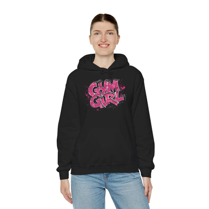 Stylish Gym Girl Print Hoodie - Women's Fitness Sweatshirt - Athletic Pullover - S-5XL