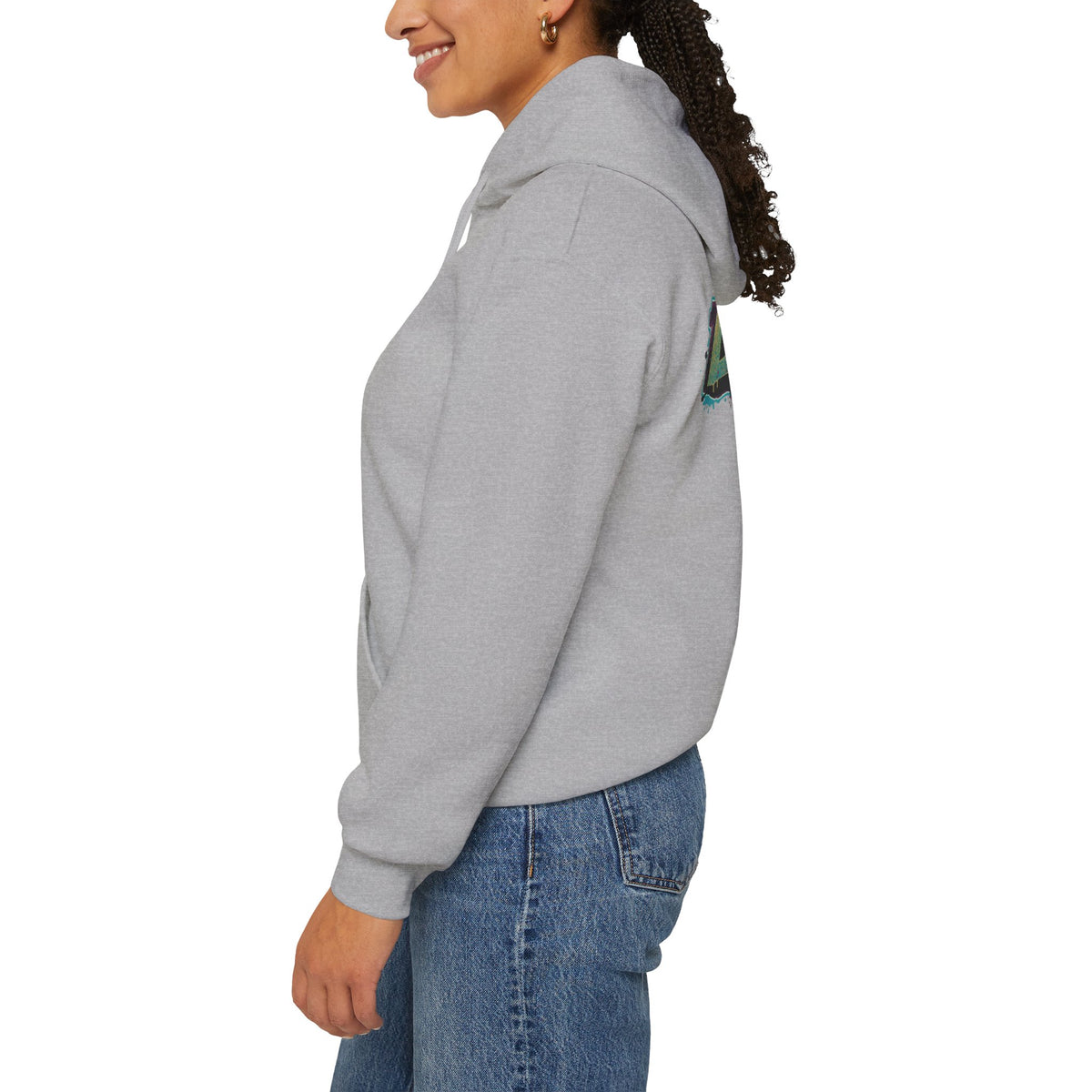 LIVE FIT Hoodie - Unisex Heavy Blend Sweatshirt - Fitness Gym Wear - Workout Apparel - S-5XL