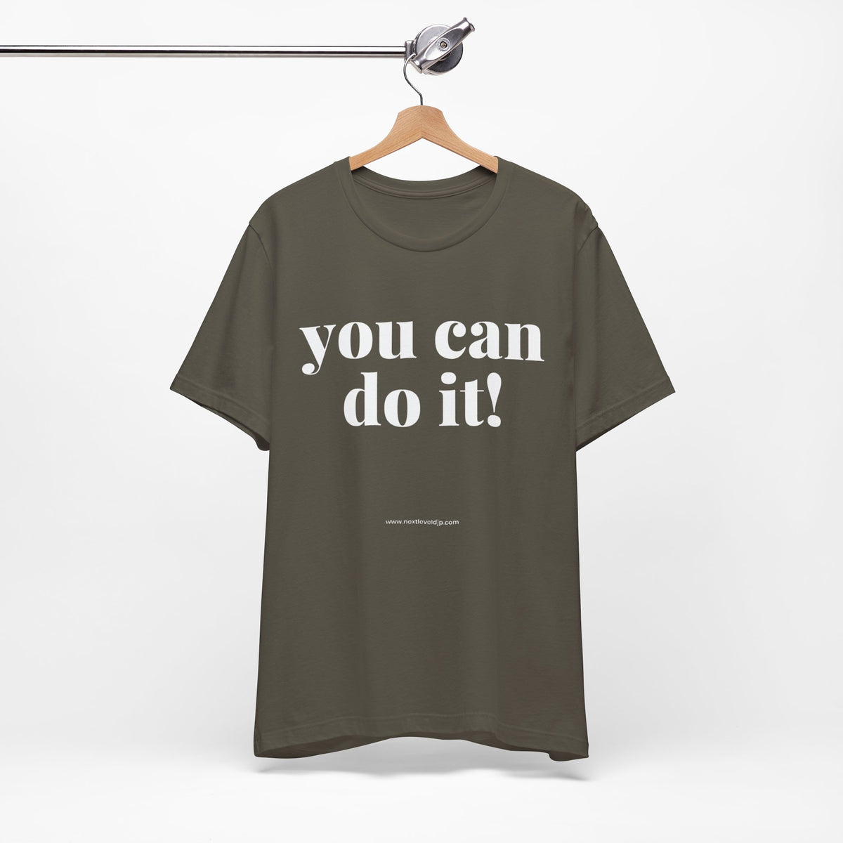 You Can Do It! Motivational T-Shirt - Inspirational Fitness Tee - Unisex XS-4XL