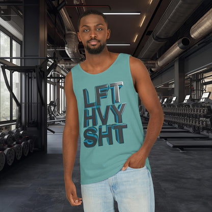 Lift Heavy Shit - LFT HVY SHT - Tank Top - Gym Workout Fitness Tank - Unisex XS-2XL