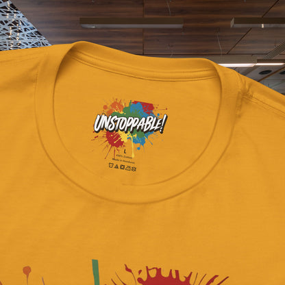 Unstoppable Vintage Retro T-Shirt - Motivational Graphic Tee - Unisex Casual Shirt
