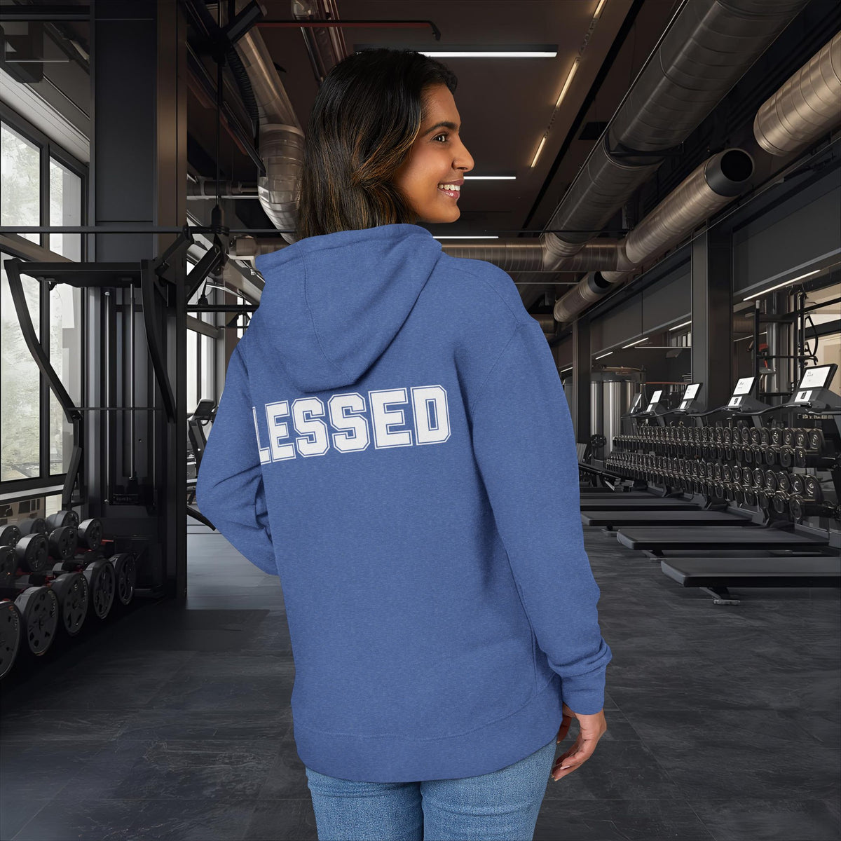 Blessed Hoodie - Cozy French Terry Pullover - Faith Graphic Sweatshirt - Unisex S-5XL