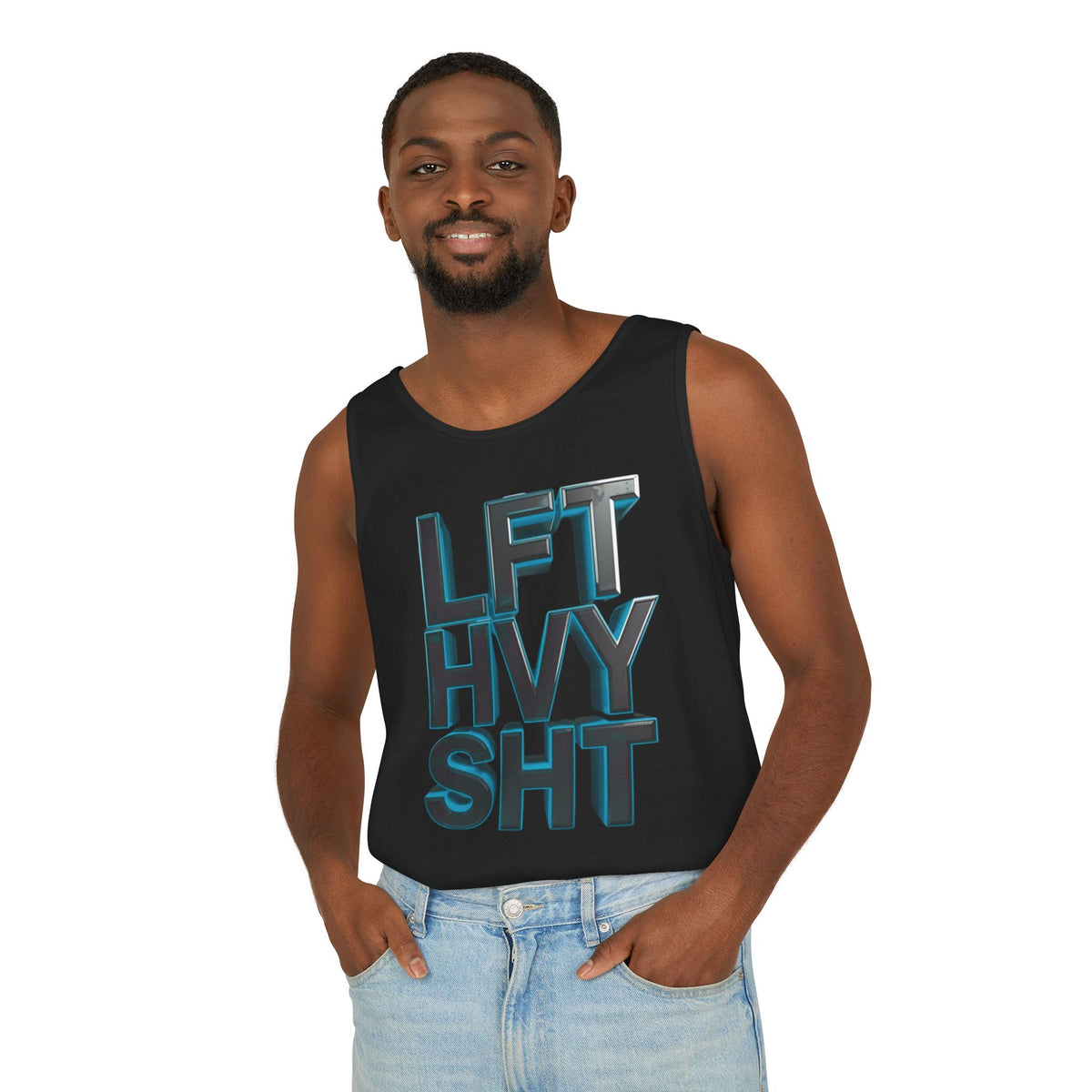 Lift Heavy Shit - LFT HVY SHT - Tank Top - Gym Workout Fitness Tank - Unisex XS-2XL