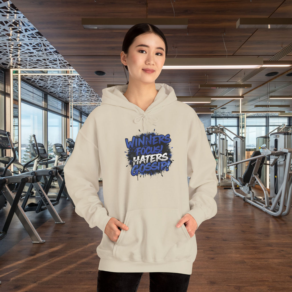 Winners Focus Haters Gossip  - Hooded Sweatshirt - S - 5XL - Multiple Colors - Fitness