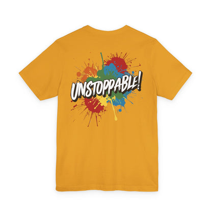Unstoppable Vintage Retro T-Shirt - Motivational Graphic Tee - Unisex Casual Shirt