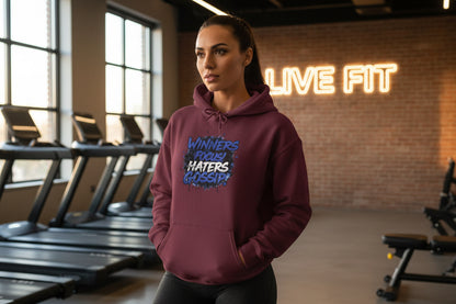 Winners Focus Haters Gossip  - Hooded Sweatshirt - S - 5XL - Multiple Colors - Fitness