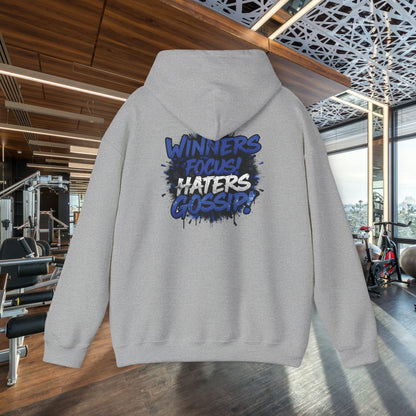Winners Focus Haters Gossip  - Hooded Sweatshirt - S - 5XL - Multiple Colors - Fitness
