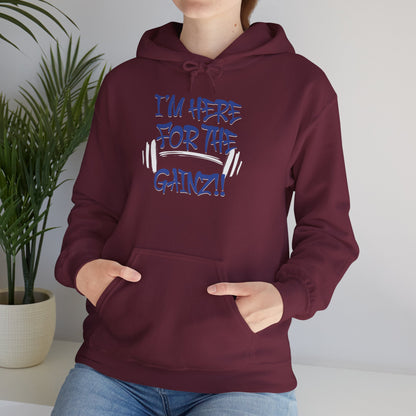 I'm Here For The Gainz! Gym Hoodie - Unisex Fitness Sweatshirt - Workout Hoodie - S-5XL