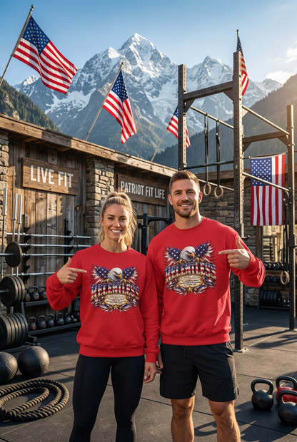 Relentless Eagle Definition Crewneck Sweatshirt - Patriot Fit Life