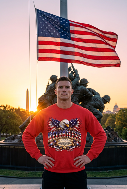 Relentless Eagle Definition Crewneck Sweatshirt - Patriot Fit Life